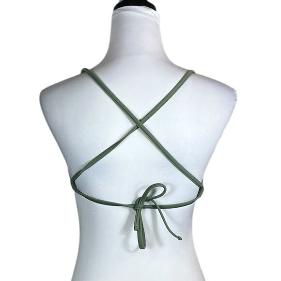 Xhilaration Junior’s Green Crochet Swim Bikini Top, Size XS, NWT - Picture 4 of 9